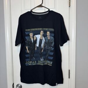 Jonas Brothers 2021 Remember‎ This Black Concert Tour T-Shirt Large